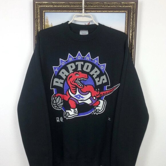 Vintage 90s Toronto Raptors NBA Sweatshirt, Retro Toronto Basketball Shirt Tee - Picture 1 of 2